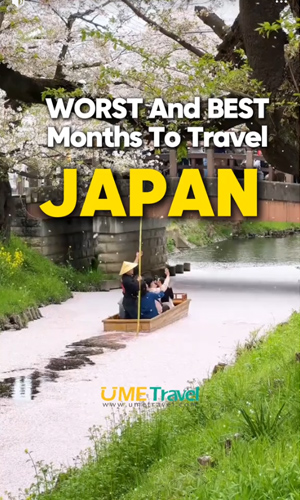 The Best and Worst time to visit Japan 2026