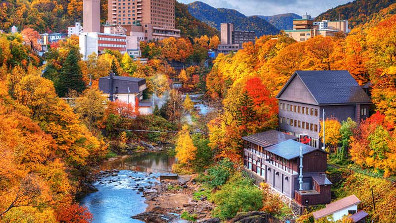 Hokkaido - Daisetsuzan, Sounkyo Gorge, and Early Autumn Colors