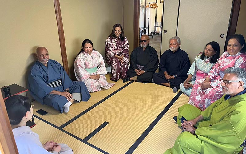 Join a kimono and tea ceremony experience