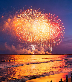 Marvel at Spectacular Summer Fireworks