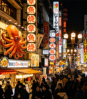 Feast Through the Streets of Dotonbori
