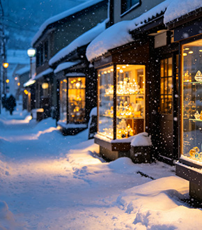 Walk the Otaru Snow Light Path